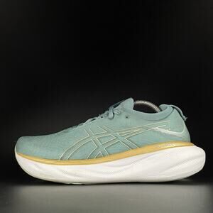 ASICS Gel Nimbus 25 Women’s 10 Green White Running Sneakers Athletic Shoe Casual